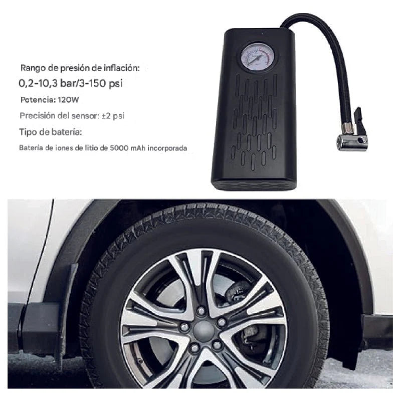 Compresor Portátil para Auto